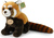 Plyšová panda červená  28 cm ECO-FRIENDLY