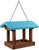 Vogelfutterhaus Bird Jewel Blau Holz 25x17x19cm