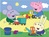 Peppa Pig Lizenzblöcke aus Holz - 12 Blöcke