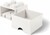 LEGO® úložný box 4 - so zásuvkou biela 250 x 250 x 180 mm
