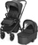 Set Športový kočík Move Cross 3 + korba XL 3 + adaptéry, All Black