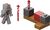 Minecraft 8 cm-es figura játéktevékenységgel - Tűzijáték Indító