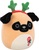 Squishmallows Mopsík Prince, 20 cm