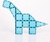 CONNETIX® Charity Pack Teal magnetická stavebnica 20 ks