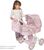 DeCuevas 85075 Faltbarer Puppenwagen mit Sonnenschirm und Tasche Sophie 2025 - 60 cm