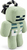 MINECRAFT Hundespielzeug mit Seil Skelett