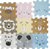 Schaumstoff-Puzzlematte 30x30 cm 9 Stk., Tiere