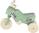 Bicicletta senza pedali Enduro Yupee verde pastello piccola altezza sedile 26cm capacità fino a 25kg