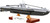 Cobi 4858 II WW Немска подводница U-Boot VIIB U-47, 1:300, 165k