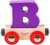 Bigjigs Rail Vagónik drevené vláčikodráhy - Písmeno B