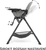 KINDERKRAFT Chaise haute Foldee Grey