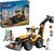 LEGO® City 60480 Žltý nakladač s rýpadlom