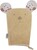 EKO Toallita de algodón con orejas Bear Beige 20x15 cm