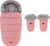 PETITE&amp;MARS Ensemble de chancelière d'hiver Comfy 4 en 1 + gants pour poussette Fjora Old Rose
