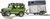 Bruder 02592 Land Rover Defender s prepravníkom na koňa a koníkom