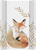 CEBA Podložka prebaľovacia 2-hranná s pevnou doskou (50x70) Basic Red Fox