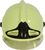 Klein Feuerwehrhelm, gelb