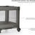 KINDERKRAFT Postieľka cestovná Joy 2 Dark grey
