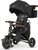 QPLAY Tříkolka Nova Deluxe 5v1 Black, 10-72 měsíců