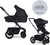 EASYWALKER Kombikinderwagen Harvey5 2-in-1 Midnight Black LITE AIR