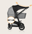 LIONELO Slnečná clona na kočík Stroller Sun Cover Black Carbon