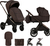 ADAMEX Passeggino combinato Bianco 13 New Chocolate Brown