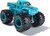 Monster Jam - zberateľský kovový model auta Monster Truck, set 2 modelov, assort, 1:64