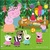 Dino Peppa Pig NA PRÁZDNINÁCH 3x55 Puzzle NOVÉ