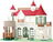 Sylvanian Families Villa mit rotem Dach am Fluss