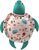 Hračka Dog Fantasy Water Float korytnačka pískacia a plávajúca zelená 25,5cm