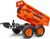 Falk šliapací traktor 2090W Kubota s prednou a zadnou lyžicou a prívesom