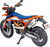 Maisto - Motocykel so stojanom, 2023 KTM 690 SMC R, oranžovo-modrá, 1:12