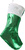 Șosetă de Crăciun verde 43 cm