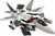Quick Build letadlo J6005 - Lockheed Martin Raptor