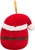 Squishmallows Decorazione natalizia Babbo Natale con occhiali - Nick, 10 cm