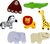 2Kids Toys Fa puzzle Safari összekapcsolható