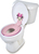 Bright Starts Redukcia na WC nalepovacia Flip &amp; Sit™ MINNIE MOUSE™ 18m+, do 23kg