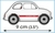 Cobi 24524 Fiat 500 Abarth 595