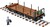 Cobi 6284 Schwerer plattformwagen type SSYS, 1:35, 424 k, 1 f