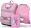 BAAGL SET 3 Zippy Plus Hello Kitty Sweet Leopard: cartella, astuccio, sacca GRS