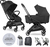EASYWALKER Kočík kombinovaný Rockey S Pure Black