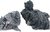 Dekorácia Rataj kameň Amano rock BLACK M 1-2 kg, 15-25cm