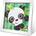 Kreatívny set obraz s kamienkami panda 17cm