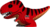 EUGY Tyranosaurus 3D kartonová skládačka