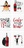 TATTonMe Tetovačky pre ženy Víno sada