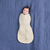 ERGOPOUCH Pucktuch und Schlafsack 2-in-1 Cocoon Lullaby 0-3m, 3-6kg, 2,5tog