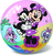 Palla Minnie in gomma - non gonfiata 23 cm
