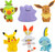 Orbico Pokemon sada 6 figúriek  W6 (Sableye, Axew, Snivy, Tepig, Oshawott, Pikachu)
