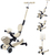 Globber kolobežka Go Up Baby lights 360 °  Taupe