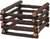 Heuraufe Kleintiere Naturholz 15x11x15 cm